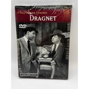 NEW‎ Dragnet DVD 4 Full Length Episodes Remastered